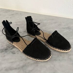 Eileen Fisher Lace-Up Espadrille-Size 8 1/2